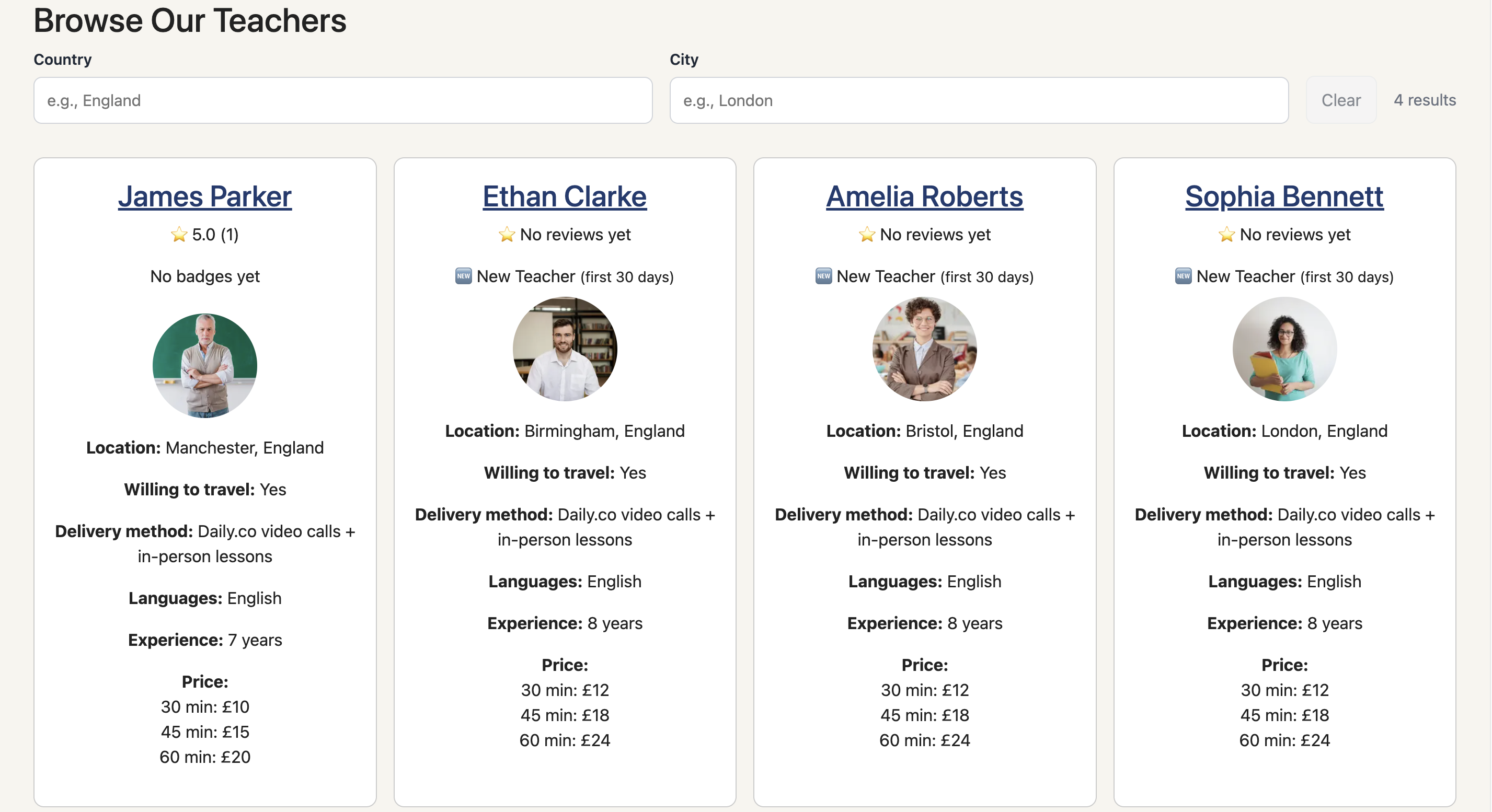 Step 2 – Find Your Tutor